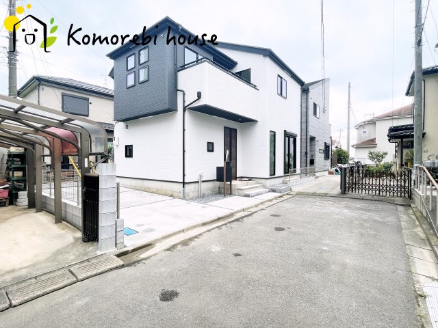 さいたま市西区土屋　9期　新築一戸建て　グラファーレの前面道路含む現地写真|26.8.31　撮影