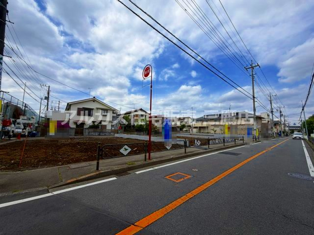 京王線 西調布駅 17分 新築戸建 調布市富士見町3丁目の前面道路含む現地写真