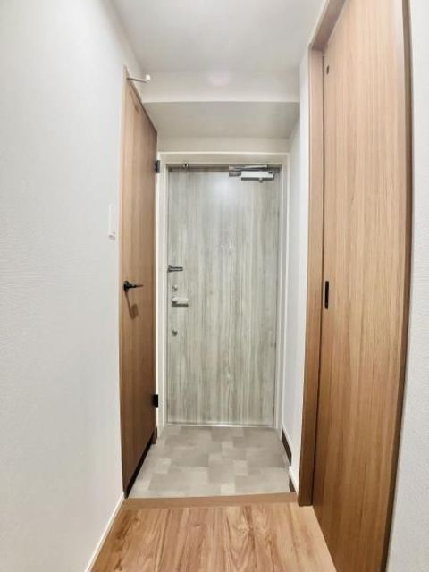 川崎市川崎区日進町の賃貸マンションの玄関