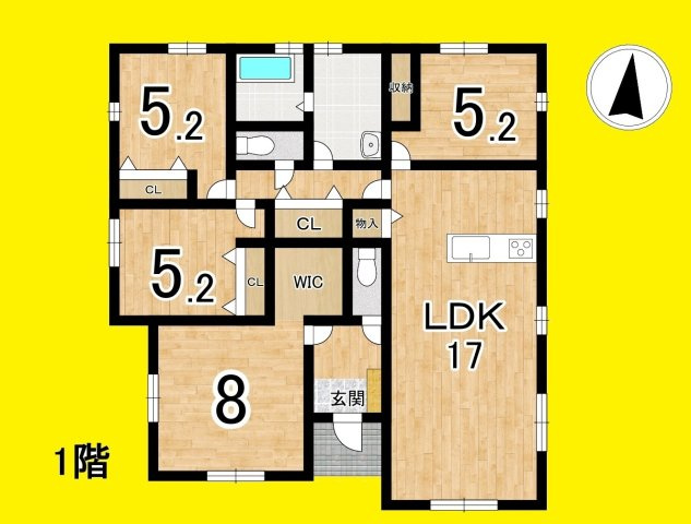 焼津市石津　3期／の間取り