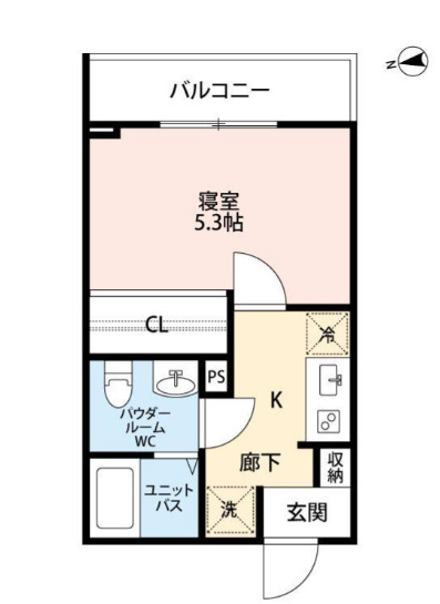 カルム西船橋の間取り
