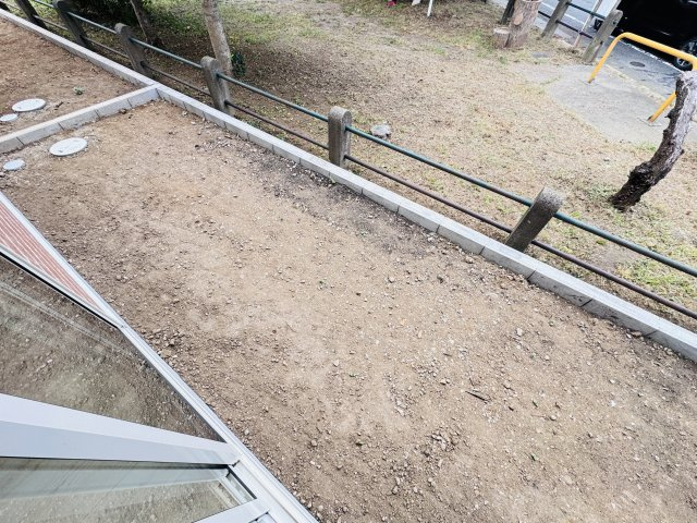 柏市伊勢原１丁目新築戸建（伊勢原第７）の庭|南側庭スペース