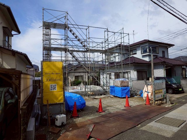 SUN COURTーサンコート－小倉南区湯川新町2丁目【小倉南区　新築戸建て】の外観|現地撮影　2026,5,4　SUN COURTーサンコート－小倉南区湯川新町2丁目【小倉南区　新築戸建て】