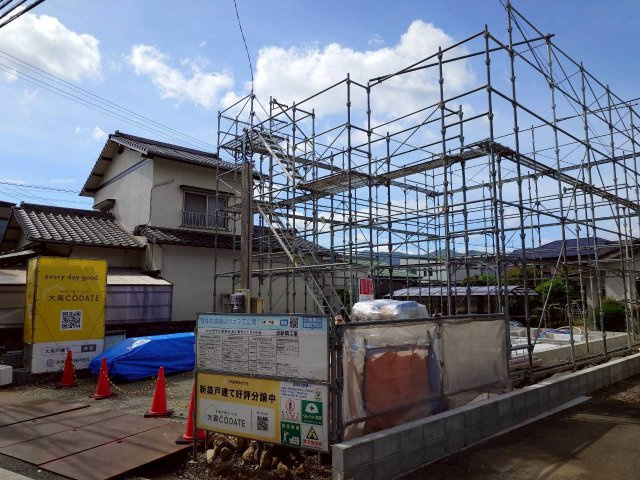 SUN COURTーサンコート－小倉南区湯川新町2丁目【小倉南区　新築戸建て】の外観|現地撮影　2026,5,4　SUN COURTーサンコート－小倉南区湯川新町2丁目【小倉南区　新築戸建て】