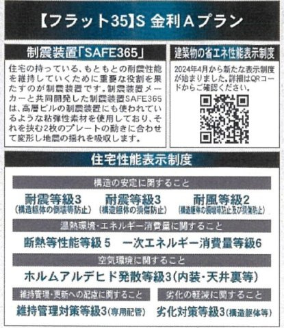 柏市伊勢原１丁目新築戸建（伊勢原第７）の構造・工法・仕様|オリジナル制震装置【SAFE365】採用の地震に強いQUIE