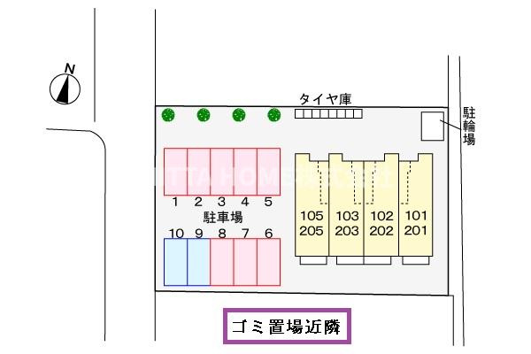 ソラティーオの区画図