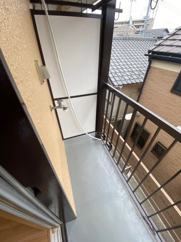 桃江荘のバルコニー