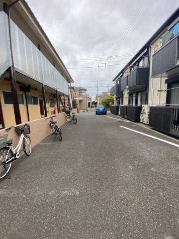桃江荘の駐車場