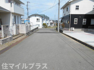 【前面道路含む現地写真】 | 郡山市片平町新蟻塚新築一戸建て1棟 | 前面道路含む現地写真です