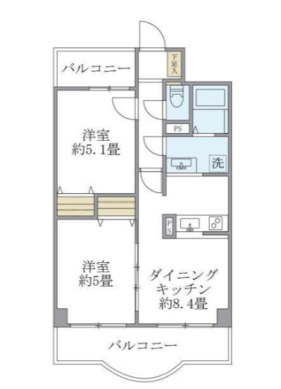 西船橋スクエアガーデンの間取り