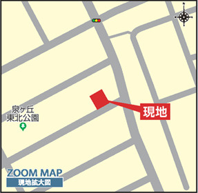 ブルーミングガーデン／合志市豊岡４期／１号棟の地図