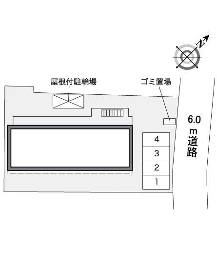 レオパレスブルーツリーの区画図