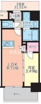 サムティ京橋Clearの間取り