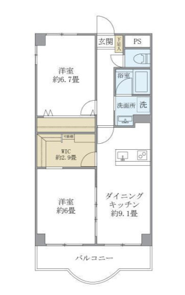 西船橋スクエアガーデンの間取り