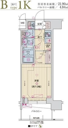 ソルテラスKOBE湊町の間取り