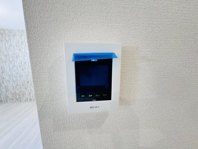 柏市酒井根７丁目新築戸建のセキュリティ|来客時も安心のTVモニター付きインターフォン