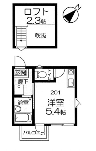 イーストハイムの間取り