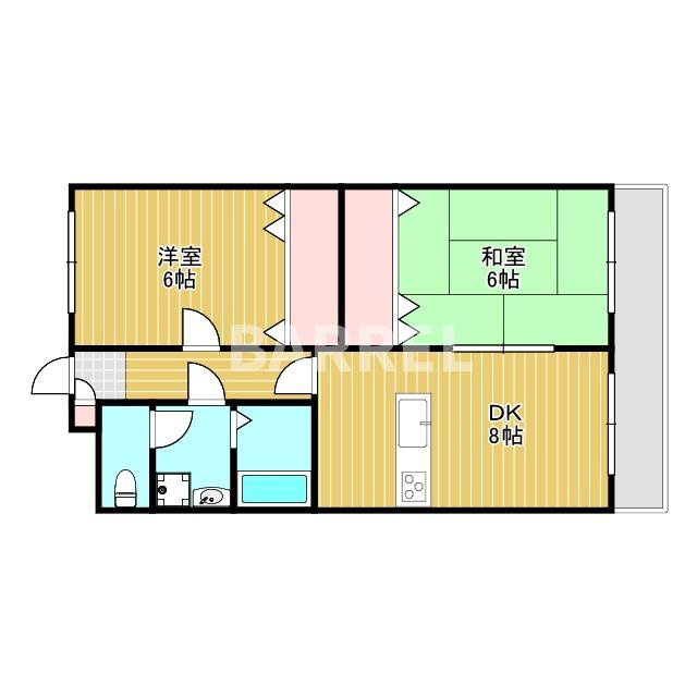 マーサ南野の間取り