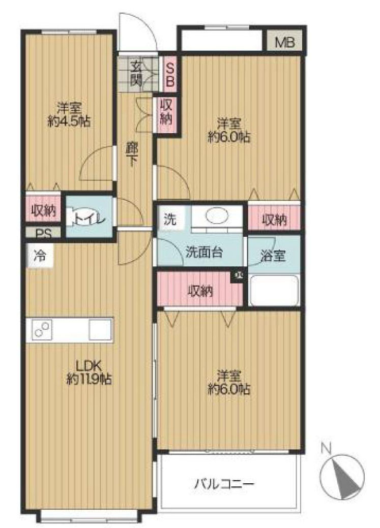 多摩市関戸６丁目の中古マンション
