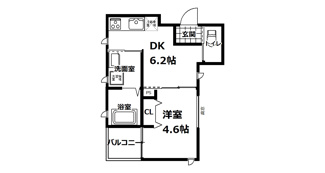 【間取り】 | Ｊハイツ湊川