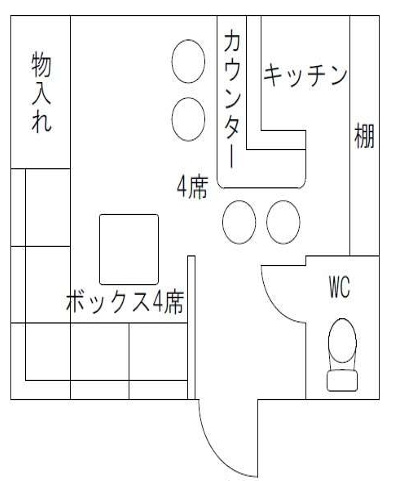 北新地プラザビルの間取り