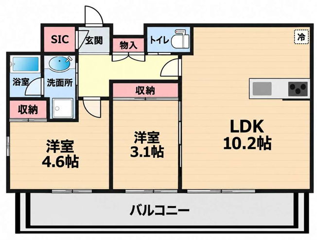 【間取り】 | ジオエント梅田北リバーフロント