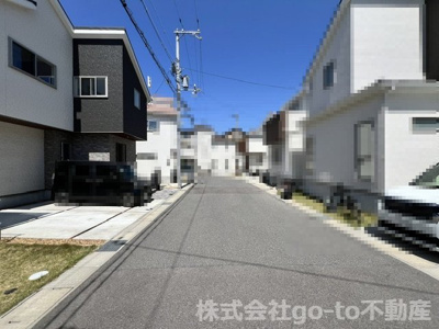 【前面道路含む現地写真】 | 明石市朝霧北町 | 前面道路