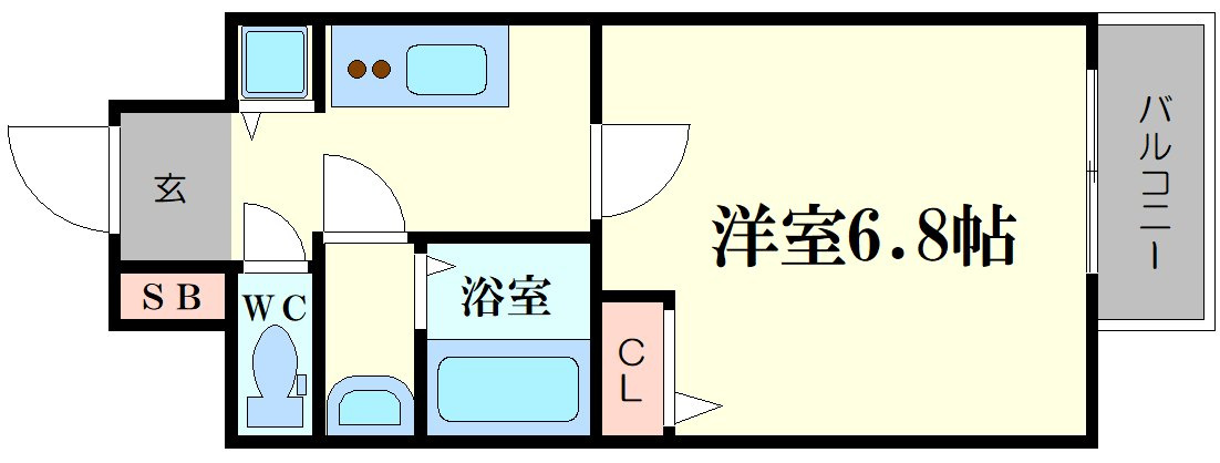 S-RESIDENCE天満Gracisの間取り