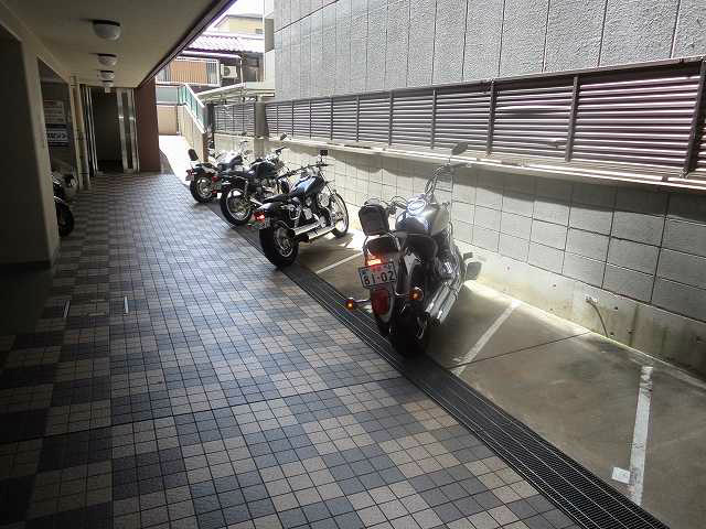 バイク置き場♪