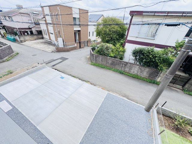 柏市高田新築戸建【柏第四小学校:5分】の展望|バルコニーより南側眺望・南道路で日当たり良好♪