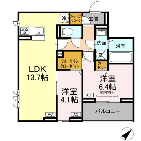【間取り】 | ＣＬＡＳＳＥＵＭ都賀