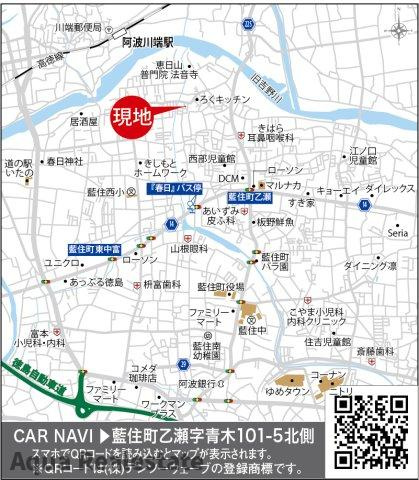 リナージュ藍住町乙瀬 01期の地図