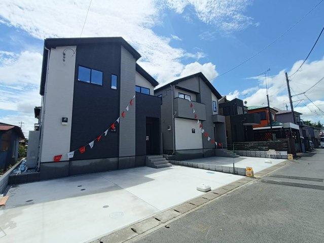 北葛飾郡松伏町　田中3丁目　新築戸建　全2棟の前面道路含む現地写真|前面道路含む現地写真です