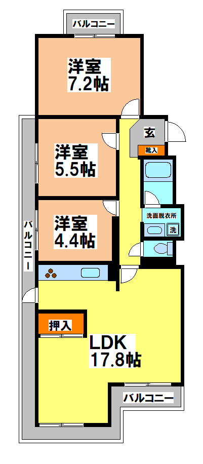 武蔵野市吉祥寺北町３丁目の賃貸マンション