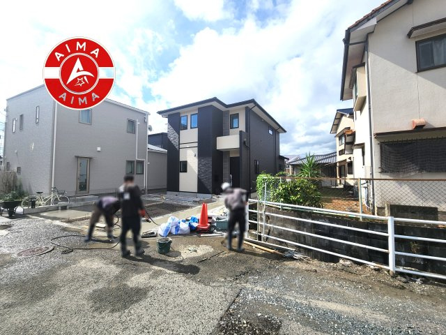 筑紫野市紫3丁目第1-1棟(1号棟)の外観|デザイン性のある外観です。