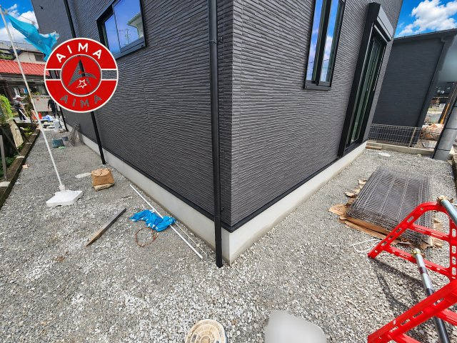 筑紫野市紫3丁目第1-1棟(1号棟)の外観|お庭で自由な時間を過ごせます。