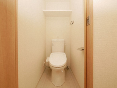 【トイレ】 | プレサンス北堀江 | 落ち着いた色調のトイレです