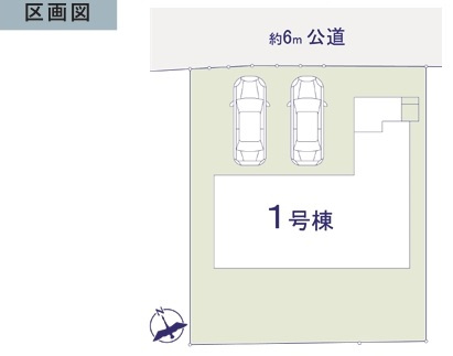 布施新町３期【富勢東小学校:徒歩１０分】の区画図