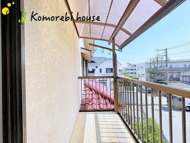 さいたま市見沼区御蔵　中古戸建のバルコニー|広々としたバルコニーです