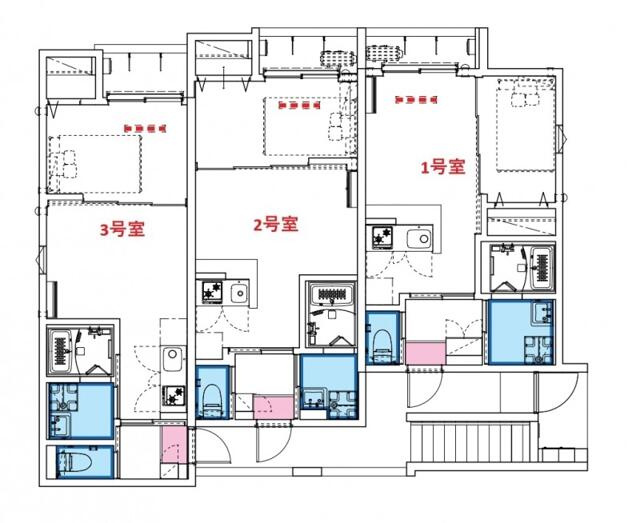 robot home 柴又の区画図