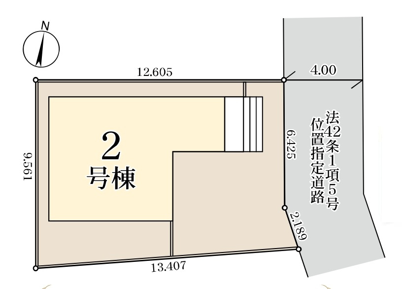 柏市今谷上町新築戸建【光ケ丘小学校:６分】の区画図|区画配置図