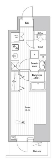 【間取り】 | オーパスレジデンス武蔵小山 | 間取り図
