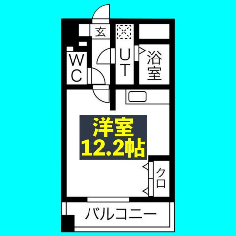 プラウランド名駅の間取り