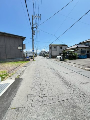 新築戸建　沼津市西間門第９　全１棟の前面道路含む現地写真