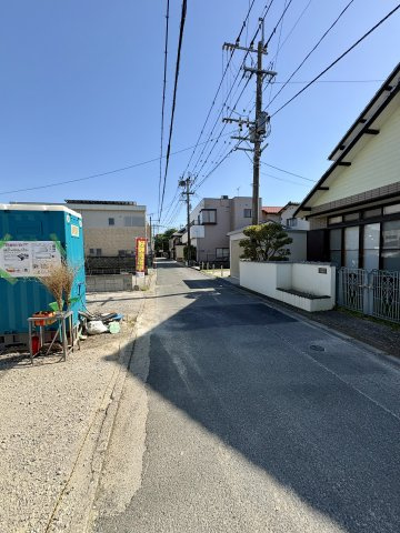 柳川市鍛冶屋町第1 1号棟の前面道路含む現地写真