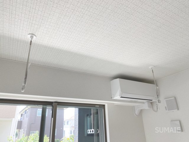 ヒカルサ大宮三橋の設備|室内物干しあります！