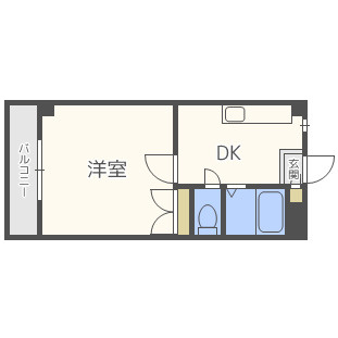 コメット五条Ⅱの間取り|別号数タイプ