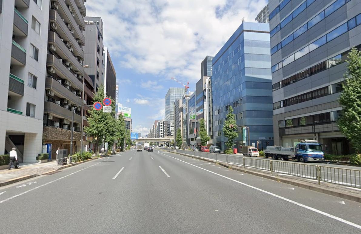 港区芝２丁目の事務所の周辺