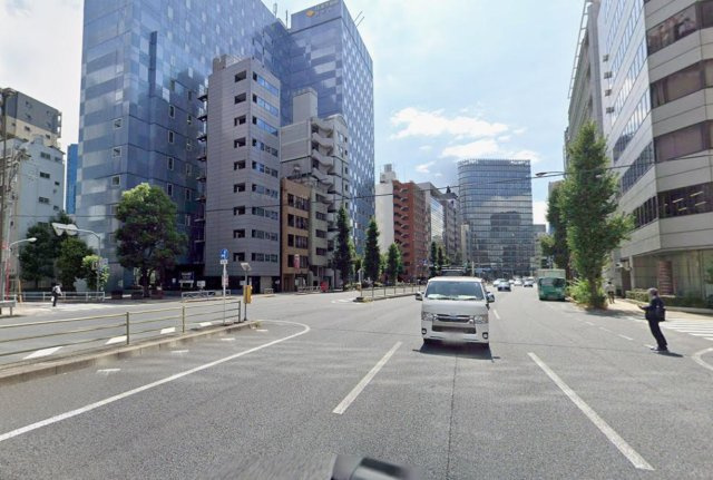 港区芝２丁目の事務所の周辺