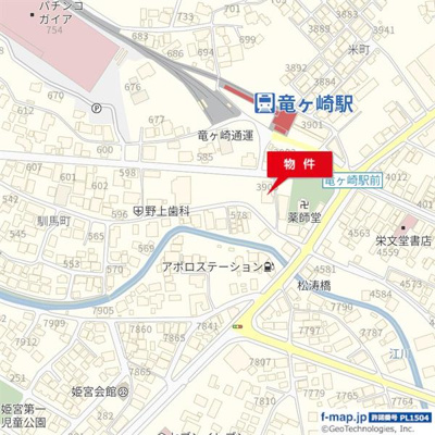 【地図】 | 龍ケ崎市寺後3905-2貸事務所